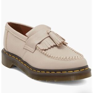 Beige Tassel Loafers